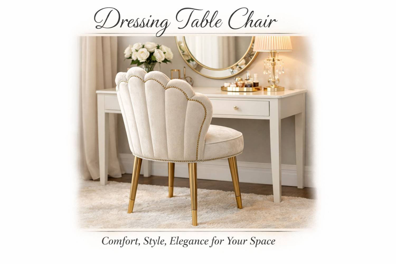 Dressing Table Chair: Comfort, Style, Elegance for Your Space