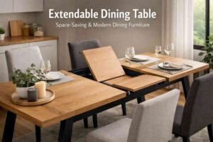 Extendable Dining Table Space-Saving & Modern Dining Furniture