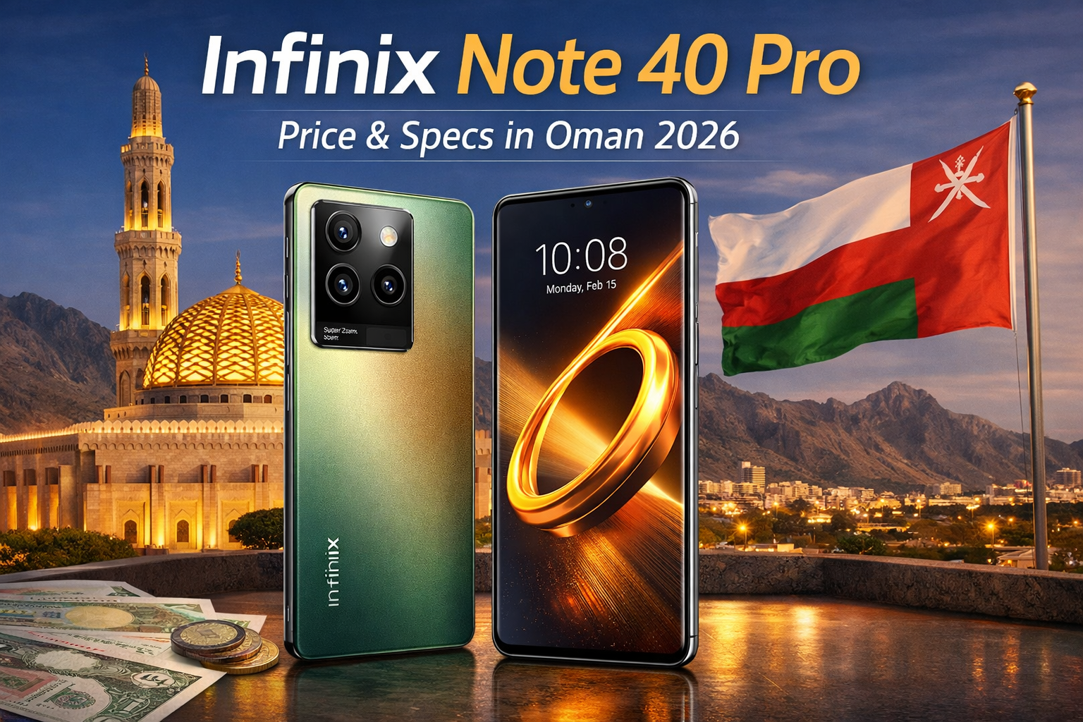 Infinix Note 40 Pro Price & Specs in Oman 2026
